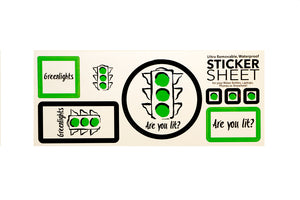 GREENLIGHTS sticker sheet