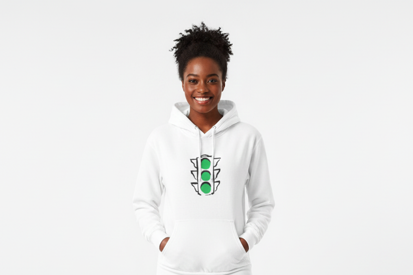 Greenlights Hoodie White