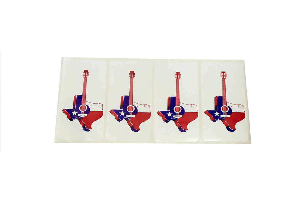 Guitar Sticker for Texas Relief Fund ~ Limited Edition